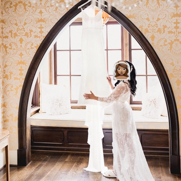 Bridal Robe Long - Picture 2 of 3